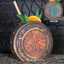 Load image into Gallery viewer, DIVE! DIVE! DIVE!  Sunset Edition - Ceramic Tiki Mug, sculpt by Thor - Ready to Ship!
