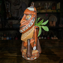 Load image into Gallery viewer, Danielle Mann&#39;s &quot;Headhunter Trophy&quot; - Ceramic Tiki Mug - Ready to Ship! (FREE Shipping in U.S.)
