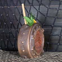 Load image into Gallery viewer, DIVE! DIVE! DIVE!  Sunset Edition - Ceramic Tiki Mug, sculpt by Thor - Ready to Ship!
