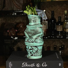 Load image into Gallery viewer, Thor&#39;s Haunted Hatbox Tiki Mug - Ready to Ship! (FREE SHIPPING in U.S.)
