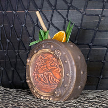 Load image into Gallery viewer, DIVE! DIVE! DIVE!  Sunset Edition - Ceramic Tiki Mug, sculpt by Thor - Ready to Ship!
