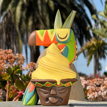 Load image into Gallery viewer, Jeff Granito's Toucan Whip (Green) - Ceramic Tiki Mug - Ready to Ship
