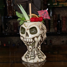 Load image into Gallery viewer, Jeff Granito&#39;s Calix Mortis II ceramic Tiki Mug, sculpted by Thor - Ready to Ship! (FREE Shipping in U.S.)
