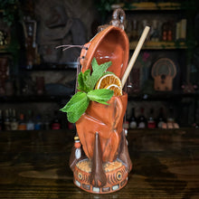 Load image into Gallery viewer, Danielle Mann&#39;s &quot;Headhunter Trophy&quot; - Ceramic Tiki Mug - Ready to Ship! (FREE Shipping in U.S.)
