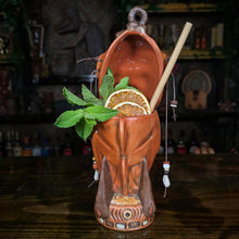 Load image into Gallery viewer, Danielle Mann&#39;s &quot;Headhunter Trophy&quot; - Ceramic Tiki Mug - Ready to Ship! (FREE Shipping in U.S.)
