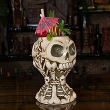 Load image into Gallery viewer, Jeff Granito&#39;s Calix Mortis II ceramic Tiki Mug, sculpted by Thor - Ready to Ship! (FREE Shipping in U.S.)

