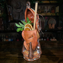 Load image into Gallery viewer, Danielle Mann&#39;s &quot;Headhunter Trophy&quot; - Ceramic Tiki Mug - Ready to Ship! (FREE Shipping in U.S.)
