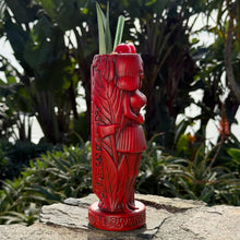 Load image into Gallery viewer, Jeff Granito's RedRum - Ceramic Tiki Mug - Bright Red Rum - Ready to Ship! (FREE Shipping in U.S.)
