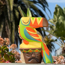 Load image into Gallery viewer, Jeff Granito's Toucan Whip (Green) - Ceramic Tiki Mug - Ready to Ship

