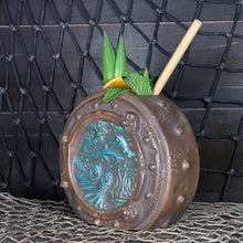 Load image into Gallery viewer, DIVE! DIVE! DIVE!  Sunset Edition - Ceramic Tiki Mug, sculpt by Thor - Ready to Ship!
