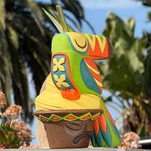 Load image into Gallery viewer, Jeff Granito's Toucan Whip (Green) - Ceramic Tiki Mug - Ready to Ship
