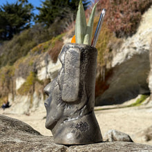 Load image into Gallery viewer, Mysterious Moai - Ceramic Tiki Mug - Ready to Ship
