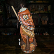 Load image into Gallery viewer, Danielle Mann&#39;s &quot;Headhunter Trophy&quot; - Ceramic Tiki Mug - Ready to Ship! (FREE Shipping in U.S.)
