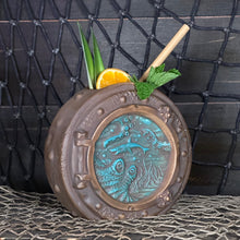 Load image into Gallery viewer, DIVE! DIVE! DIVE!  Sunset Edition - Ceramic Tiki Mug, sculpt by Thor - Ready to Ship!
