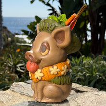 Load image into Gallery viewer, Tiki tOny's Kalua Pig (Mocha) - Ceramic Tiki Mug - Ready to Ship
