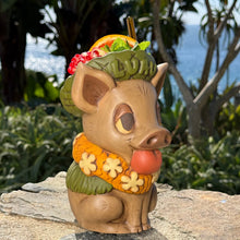 Load image into Gallery viewer, Tiki tOny's Kalua Pig (Mocha) - Ceramic Tiki Mug - Ready to Ship
