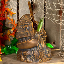 Load image into Gallery viewer, Sunken Treasure (Brown) Ceramic Tiki Mug - Ready to Ship! (FREE SHIPPING in U.S.)
