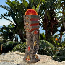 Load image into Gallery viewer, Jeff Granito's Tabu Isle - Ceramic Tiki Mug - Ready to Ship
