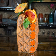 Load image into Gallery viewer, The Griper Tiki Mug (Orange) designed by Ken Ruzic, sculpted by Thor - Limited Edition of 250 - Ready to Ship! (FREE SHIPPING in U.S.)
