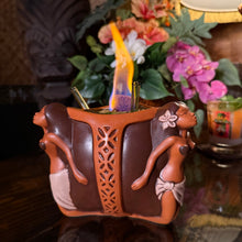 Load image into Gallery viewer, The Restless Native's Wahine Trio ceramic Tiki Mug Bowl - Limited Release of 100 - Made in USA - Ready to Ship!
