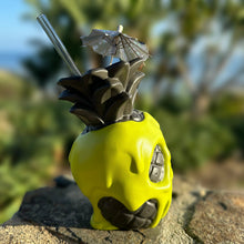 Load image into Gallery viewer, Jeff Granito's Poison Pineapple - Ceramic Tiki Mug - Apple Green - Ready to Ship! (FREE Shipping in U.S.)
