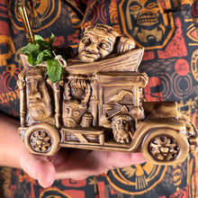 Load image into Gallery viewer, Jungle Cruiser Tiki Mug, designed and sculpted by Thor - Ready to Ship! (FREE SHIPPING in U.S.)
