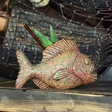 Load image into Gallery viewer, Jungle River Piranha ceramic Tiki Mug - 3 Limited Editions of 275 Combined - Made in USA - Ready to Ship! - (FREE Shipping in U.S.)

