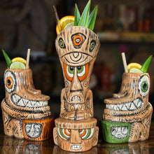 Load image into Gallery viewer, Tiki tOny's Enchanted Tiki Room Chanting Drummer ceramic Tiki Mug - Ready to Ship! (FREE Shipping in U.S.)
