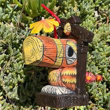 Load image into Gallery viewer, Tiki tOny's Hanging Toucan Tiki Mug (Orange-Yellow), sculpted by Thor - Ready to Ship (FREE SHIPPING in U.S.)

