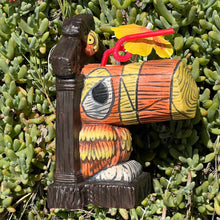 Load image into Gallery viewer, Tiki tOny&#39;s Hanging Toucan Tiki Mug (Orange-Yellow), sculpted by Thor - Ready to Ship
