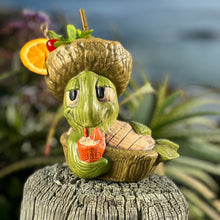 Load image into Gallery viewer, Tiki tOny&#39;s Luau Louie the Sippin&#39; Turtle Tiki Mug, sculpt by Thor - Ready to Ship!
