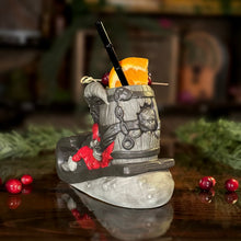 Load image into Gallery viewer, Krampus' Wicked Ride (Coal) - Ceramic Tiki Mug - Ready to Ship
