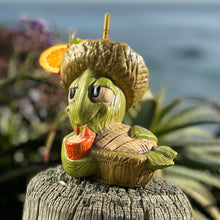 Load image into Gallery viewer, Tiki tOny&#39;s Luau Louie the Sippin&#39; Turtle Tiki Mug, sculpt by Thor - Ready to Ship!
