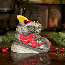 Load image into Gallery viewer, Krampus' Wicked Ride (Coal) - Ceramic Tiki Mug - Ready to Ship
