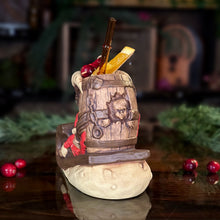Load image into Gallery viewer, Krampus' Wicked Ride (Birch) - Ceramic Tiki Mug - Ready to Ship
