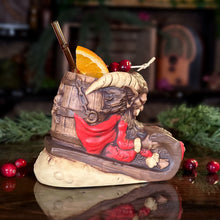 Load image into Gallery viewer, Krampus' Wicked Ride (Birch) - Ceramic Tiki Mug - Ready to Ship
