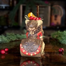 Load image into Gallery viewer, Krampus' Wicked Ride (Birch) - Ceramic Tiki Mug - Ready to Ship
