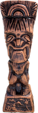 Load image into Gallery viewer, Journey to Hawaii Tiki Mug - Lava Orange Limited Edition of 300, designed by Lost Tiki, Jeff Granito, Thor, and sculpted by Thor - DECOR USE ONLY - Ready to Ship!
