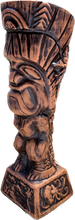 Load image into Gallery viewer, Journey to Hawaii Tiki Mug - Lava Orange Limited Edition of 300, designed by Lost Tiki, Jeff Granito, Thor, and sculpted by Thor - DECOR USE ONLY - Ready to Ship!
