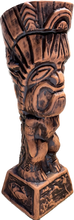 Load image into Gallery viewer, Journey to Hawaii Tiki Mug - Lava Orange Limited Edition of 300, designed by Lost Tiki, Jeff Granito, Thor, and sculpted by Thor - DECOR USE ONLY - Ready to Ship!
