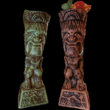 Load image into Gallery viewer, Journey to Hawaii Tiki Mug - Lava Orange Limited Edition of 300, designed by Lost Tiki, Jeff Granito, Thor, and sculpted by Thor - DECOR USE ONLY - Ready to Ship!
