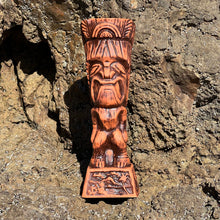 Load image into Gallery viewer, Journey to Hawaii Tiki Mug - Lava Orange Limited Edition of 300, designed by Lost Tiki, Jeff Granito, Thor, and sculpted by Thor - DECOR USE ONLY - Ready to Ship!
