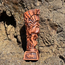 Load image into Gallery viewer, Journey to Hawaii Tiki Mug - Lava Orange Limited Edition of 300, designed by Lost Tiki, Jeff Granito, Thor, and sculpted by Thor - DECOR USE ONLY - Ready to Ship!
