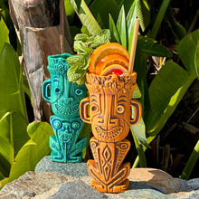 Load image into Gallery viewer, Jeff Granito&#39;s Planter&#39;s Punch Tiki Mug, Hibiscus Heat (Orange) - Limited Edition of 500, sculpted by Thor - Ready to Ship! (FREE SHIPPING in U.S.)
