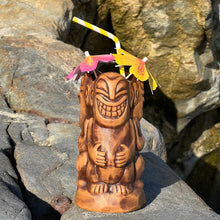 Load image into Gallery viewer, Tahitian Trio Tiki Mug, designed by TikiLand and sculpted by Thor -  Ready to Ship! (FREE SHIPPING in U.S.)
