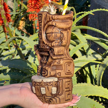 Load image into Gallery viewer, Atomikitty&#39;s Marquesan Drummer Tiki Mug, sculpted by Thor - Ready to Ship!
