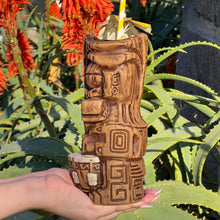Load image into Gallery viewer, Atomikitty&#39;s Marquesan Drummer Tiki Mug, sculpted by Thor - Ready to Ship!
