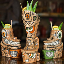 Load image into Gallery viewer, Tiki tOny's Enchanted Tiki Room Chanting Drummer ceramic Tiki Mug - Ready to Ship! (FREE Shipping in U.S.)
