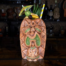 Load image into Gallery viewer, The Griper Tiki Mug (Green) designed by Ken Ruzic, sculpted by Thor - Limited Edition of 250 - Ready to Ship! (FREE SHIPPING in U.S.)
