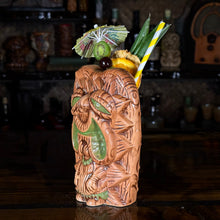 Load image into Gallery viewer, The Griper Tiki Mug (Green) designed by Ken Ruzic, sculpted by Thor - Limited Edition of 250 - Ready to Ship! (FREE SHIPPING in U.S.)
